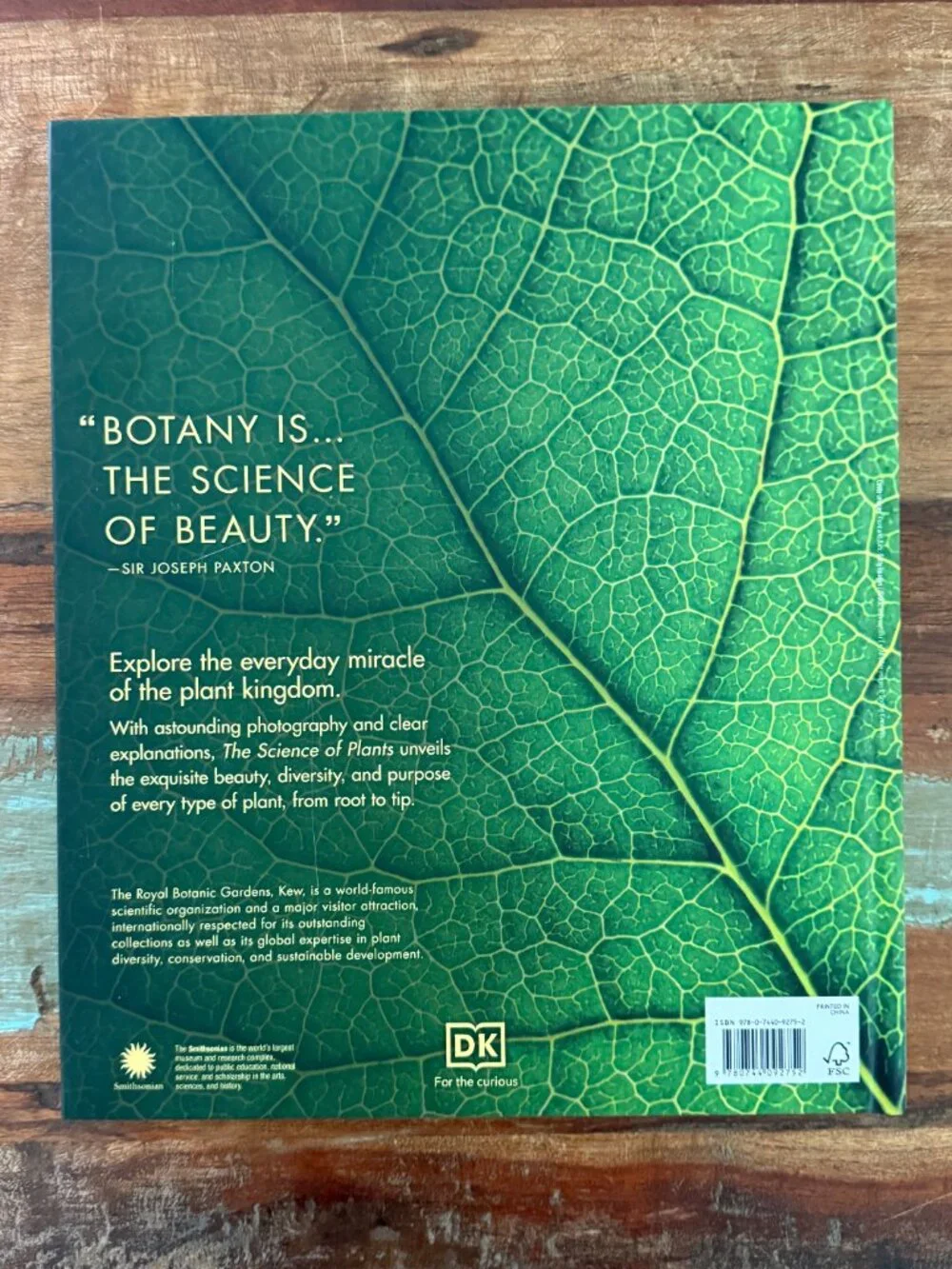 NWOT Smithsonian The Science of Plants Exclusive Edition Hardcover‎ Book